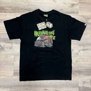 BAPE A Bathing Ape Black Tee (BAPE Car)